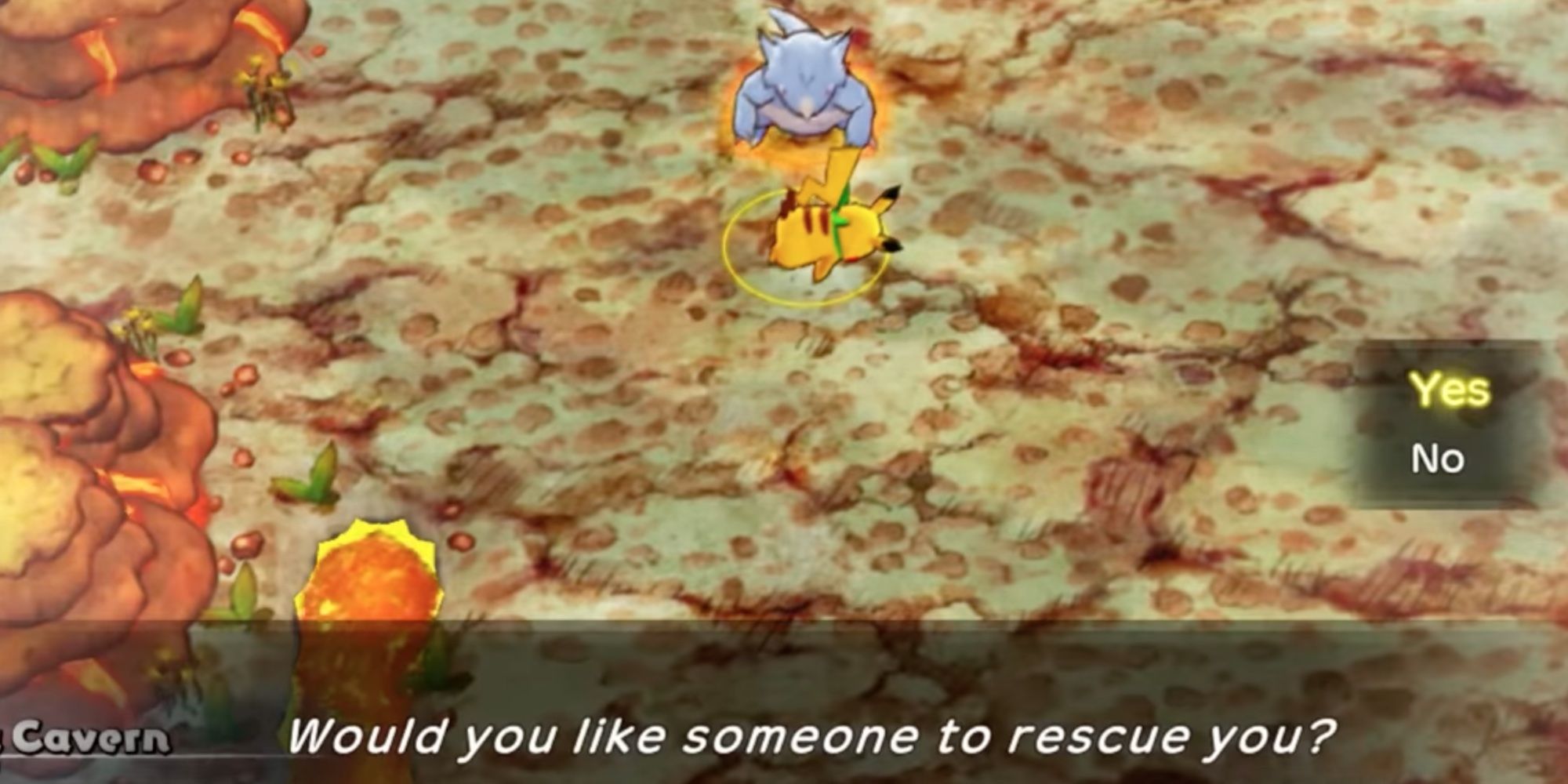 Pokemon Mystery Dungeon: Rescue Team DX Featuring Pikachu