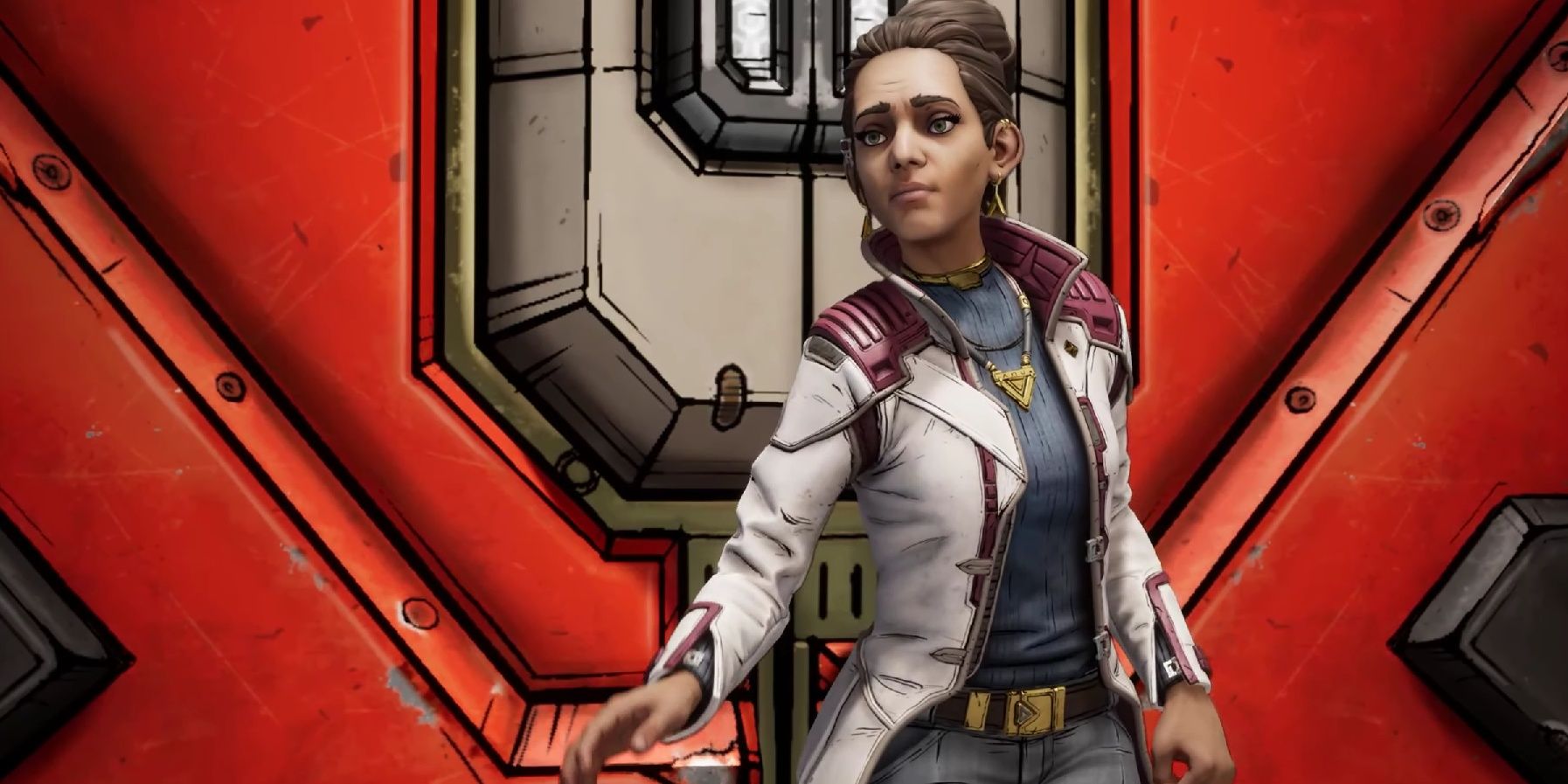 Screenshot of Anu at the beginning of the game, having just released the jabbers. 