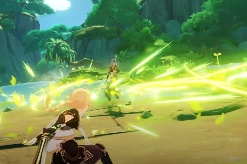 Genshin Impact Traveler Dendro Skill