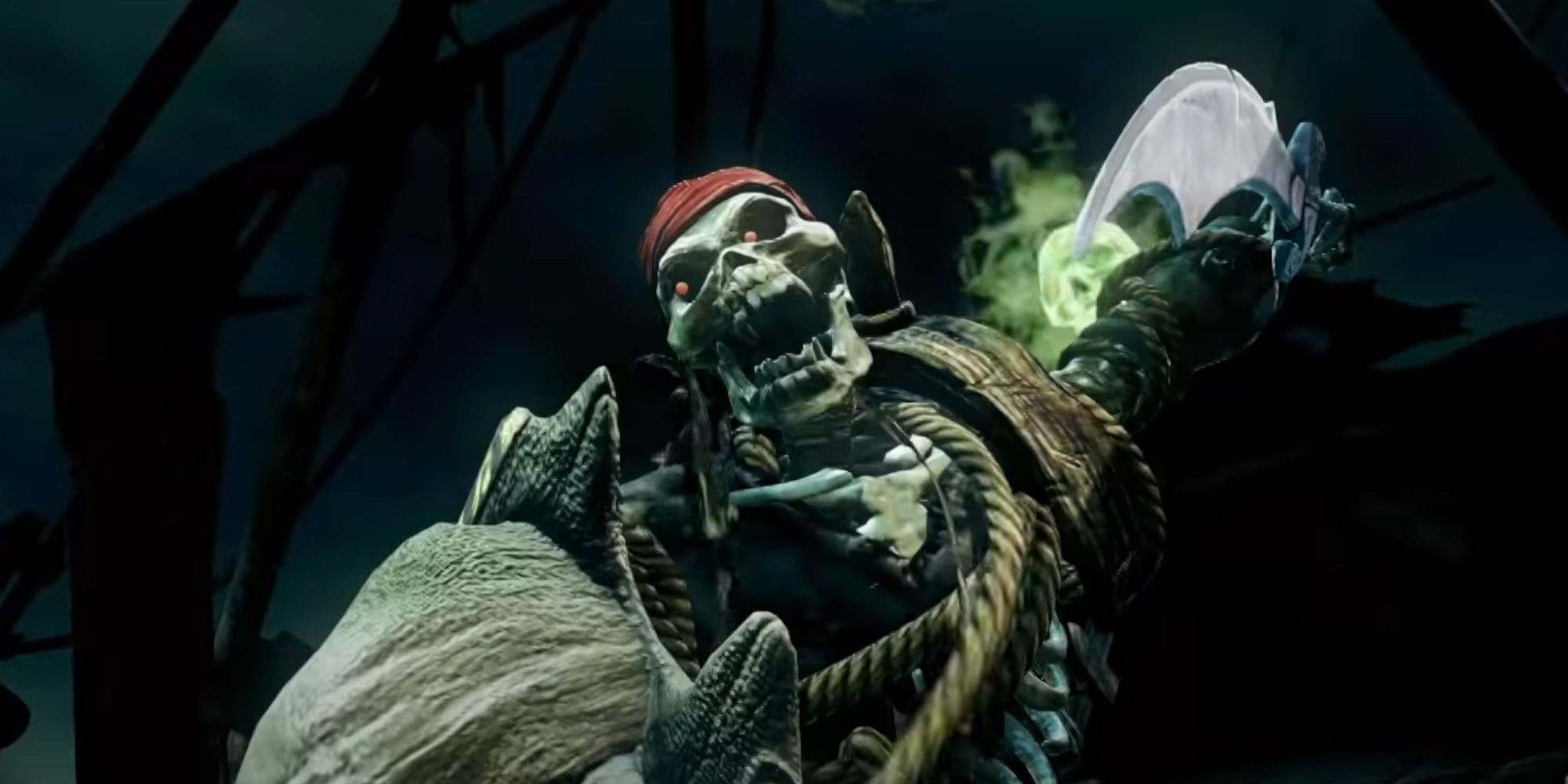 Spinal from Killer Instinct (2013) raising his sword.