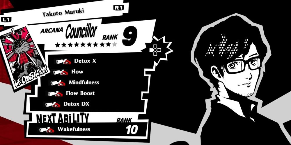 Takuto Maruki's Confidant abilities at Rank 9