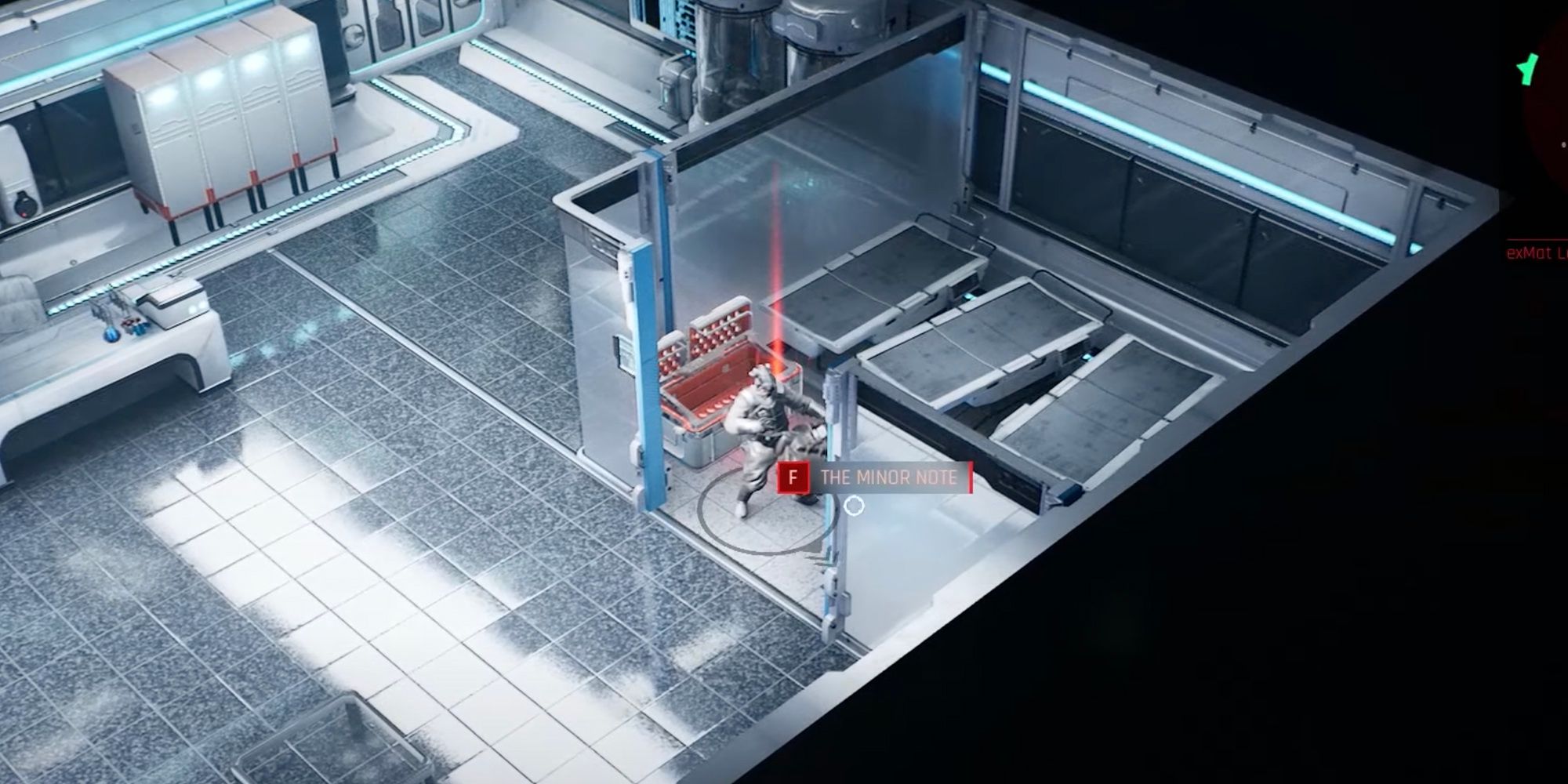 The Minor Note Location in The Ascent