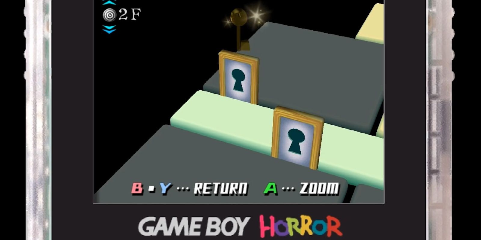 The map from Luigi's Mansion that happens to be on a Game Boy Color.