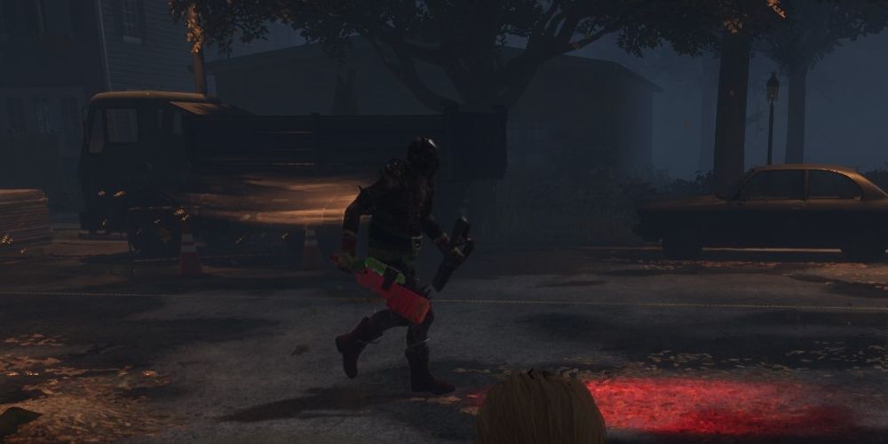 The Trapper zooms past with Blighted Rush, wielding his terrible candy machete