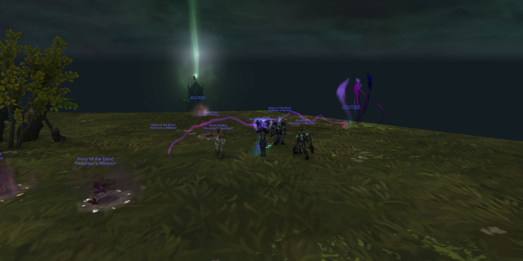 World of Warcraft Unholy DK casting army of the dead