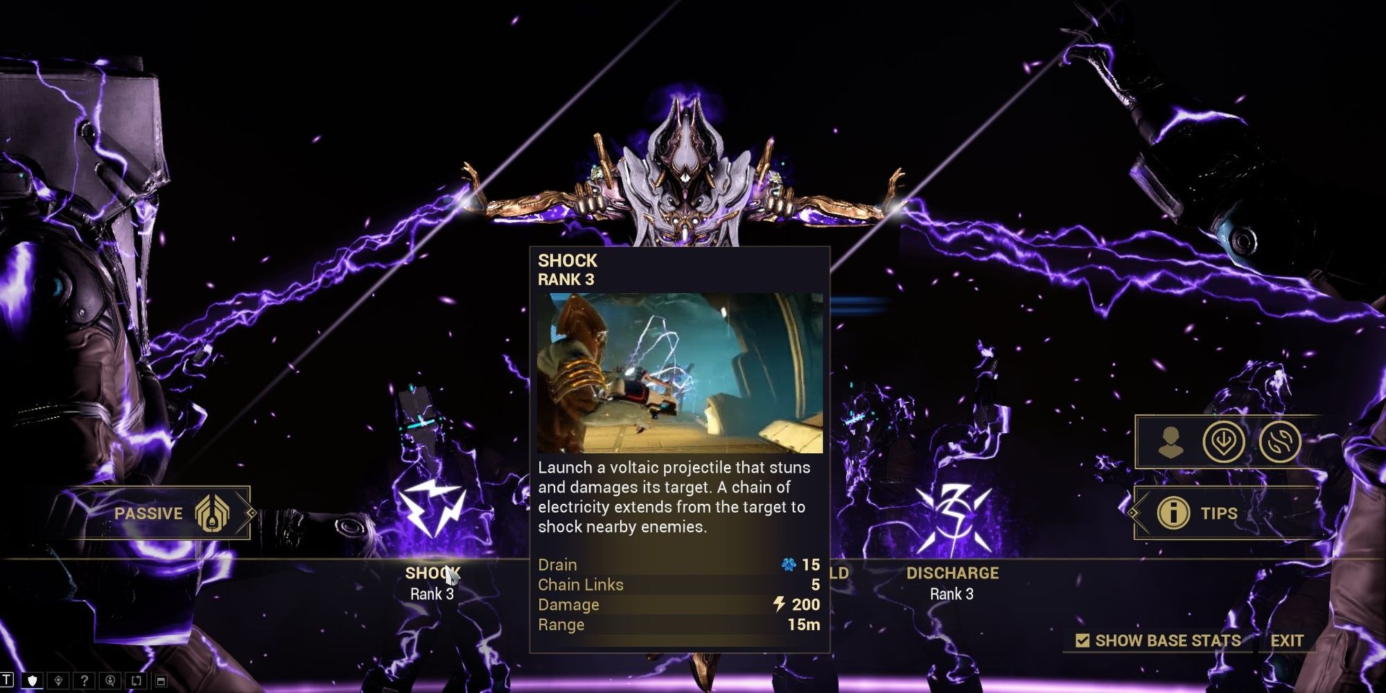 Warframe Volt Shock