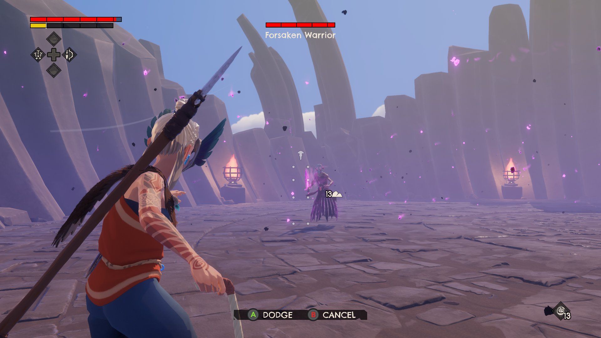 A Forsaken Warrior In Windbound