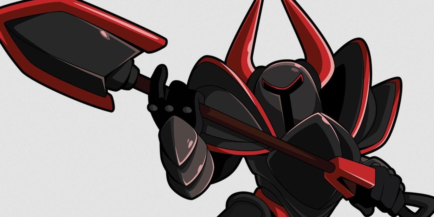 Key art of Black Knight from Shovel Knight