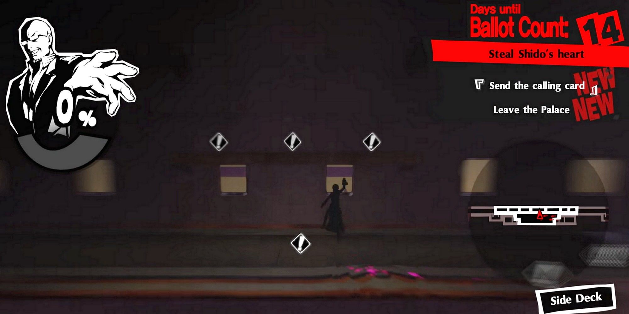 blue shido will seed exclamation mark wall to scale