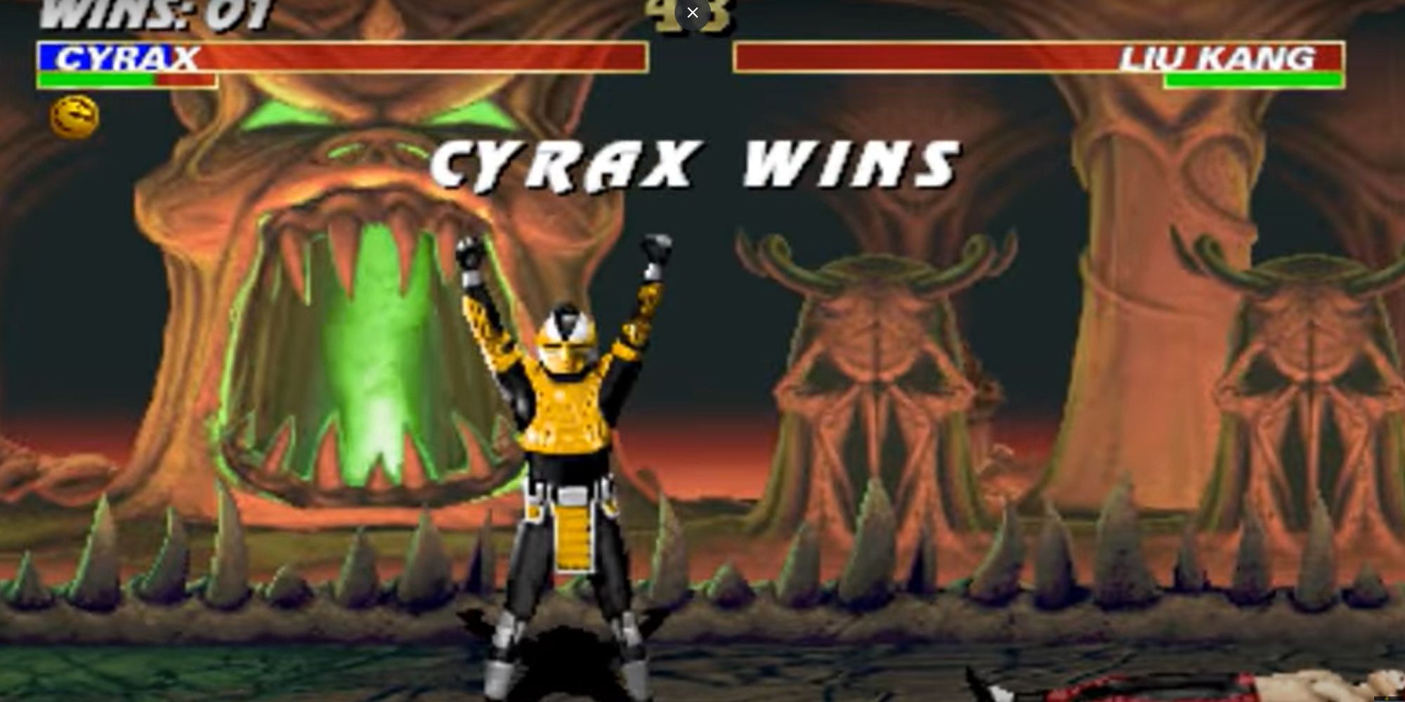 Cryax Wins Mortal Kombat 3
