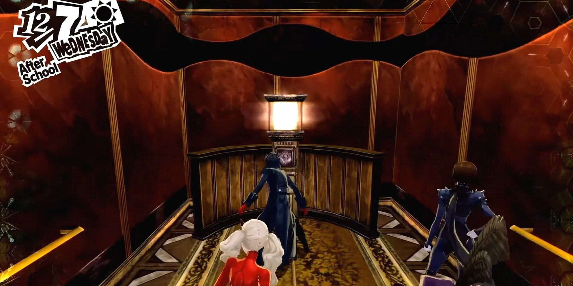 joker hitting one of the statues to disable the mouse puzzles