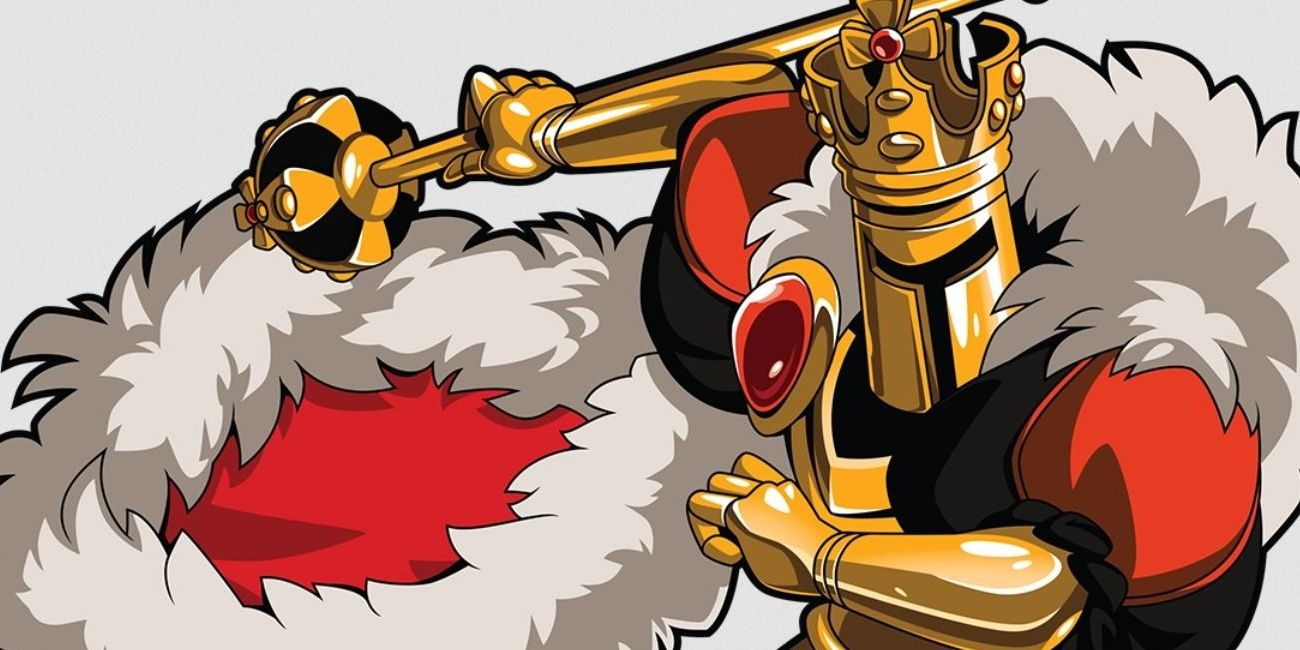 Key art of King Knight from Shovel Knight