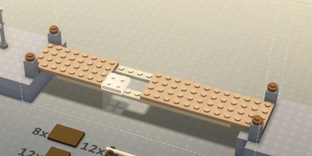 wooden bridge step four