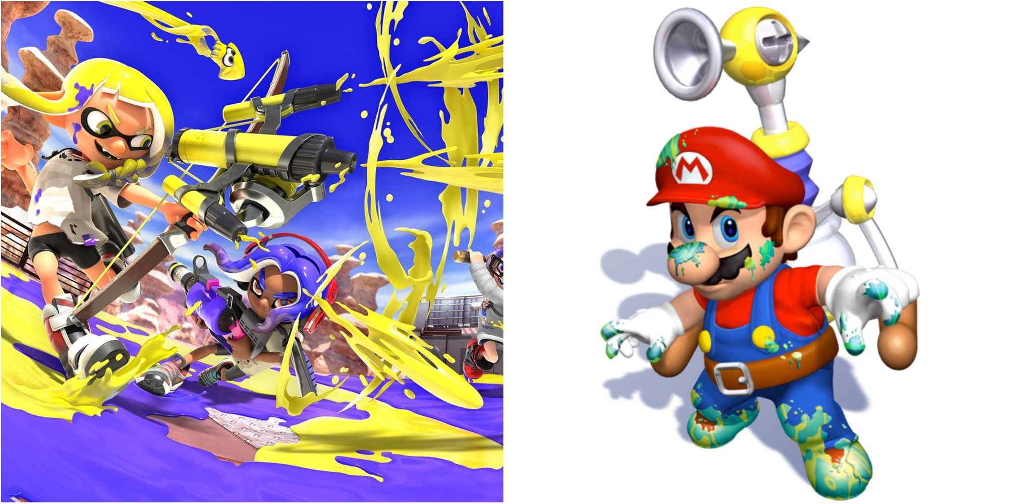 mario sunshine and splatoon 3