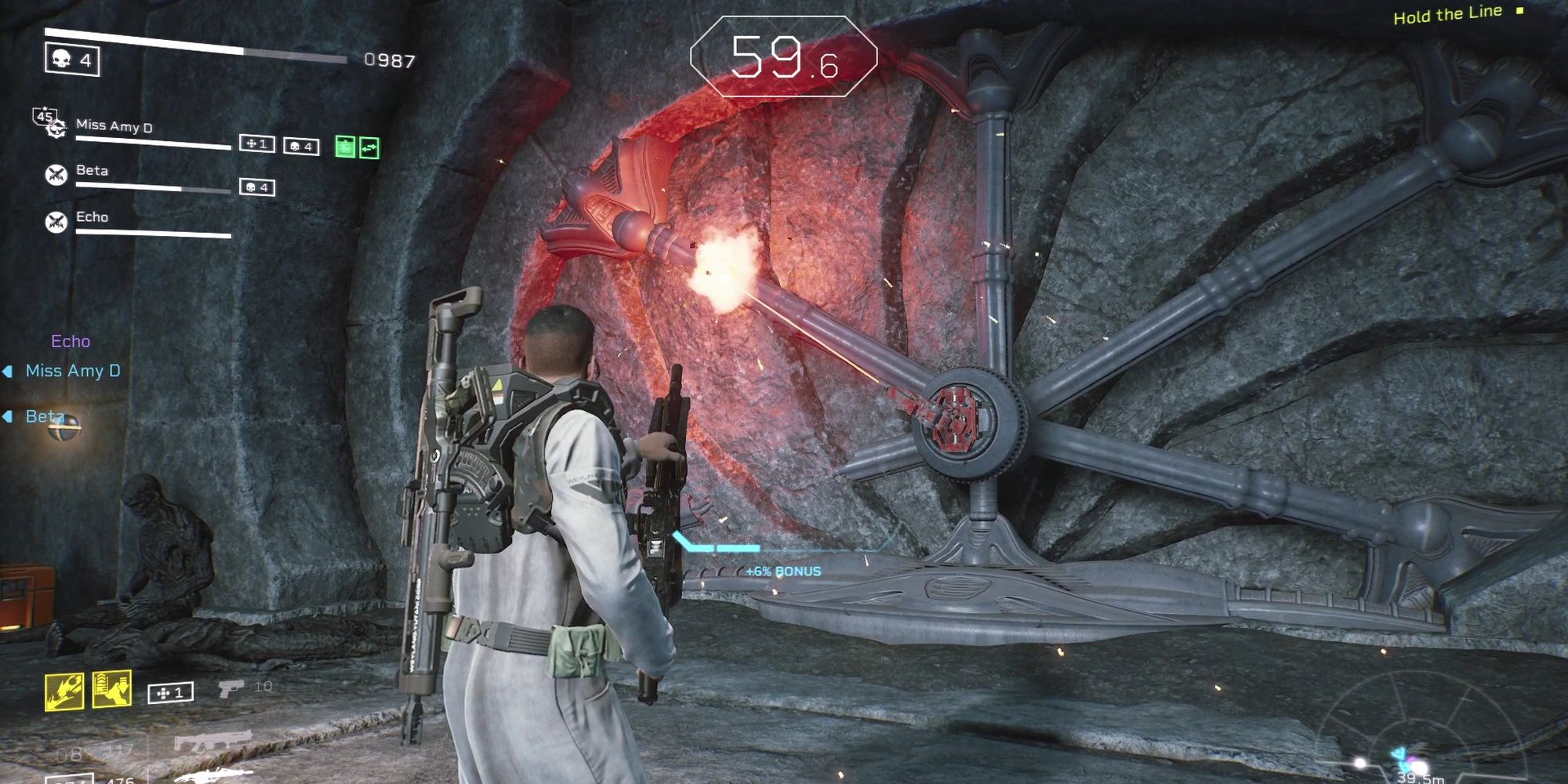 Aliens: Fireteam Elite - Cutting Through Locks With A Laser In The Second Mission
