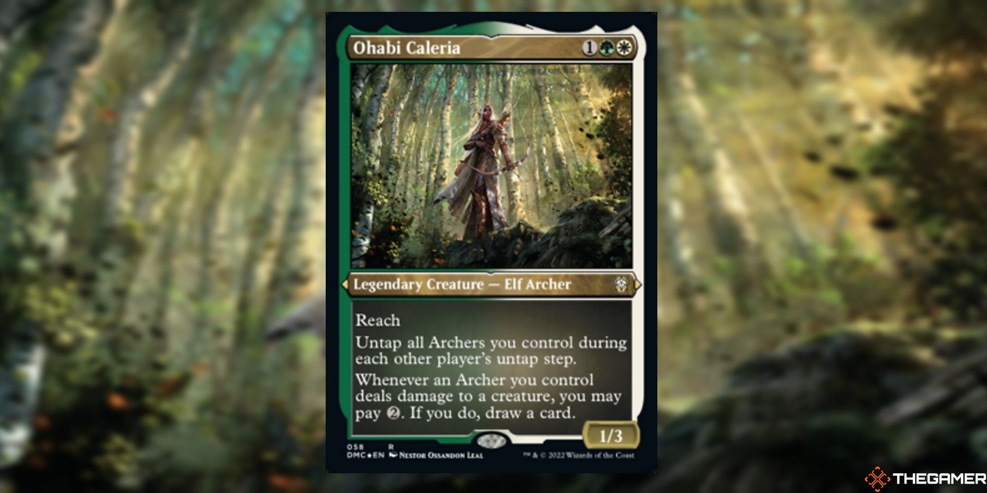 ohabi caleria card and art background