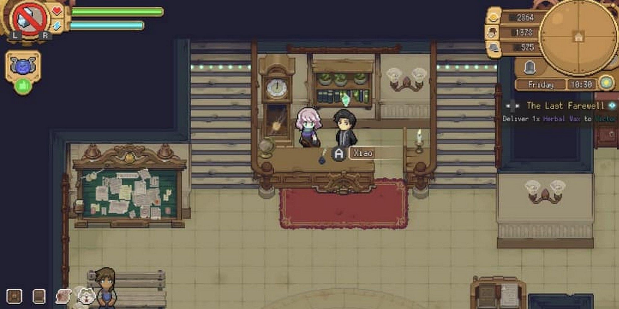 potion permit chemist and xiao at town hall
