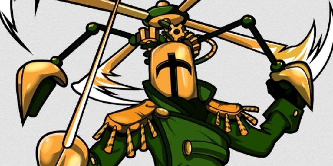 Key art of Propellor Knight from Shovel Knight