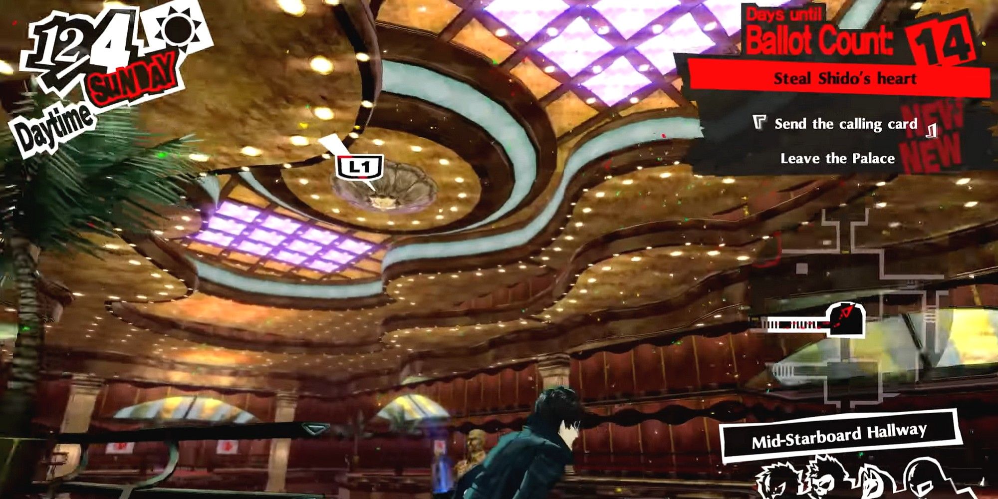 red shido will seed grappling location lobby ceiling
