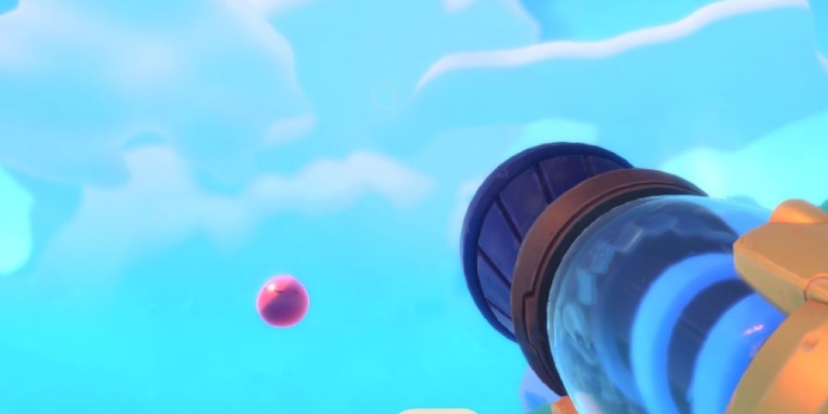 slime rancher 2 firing a pink slime away