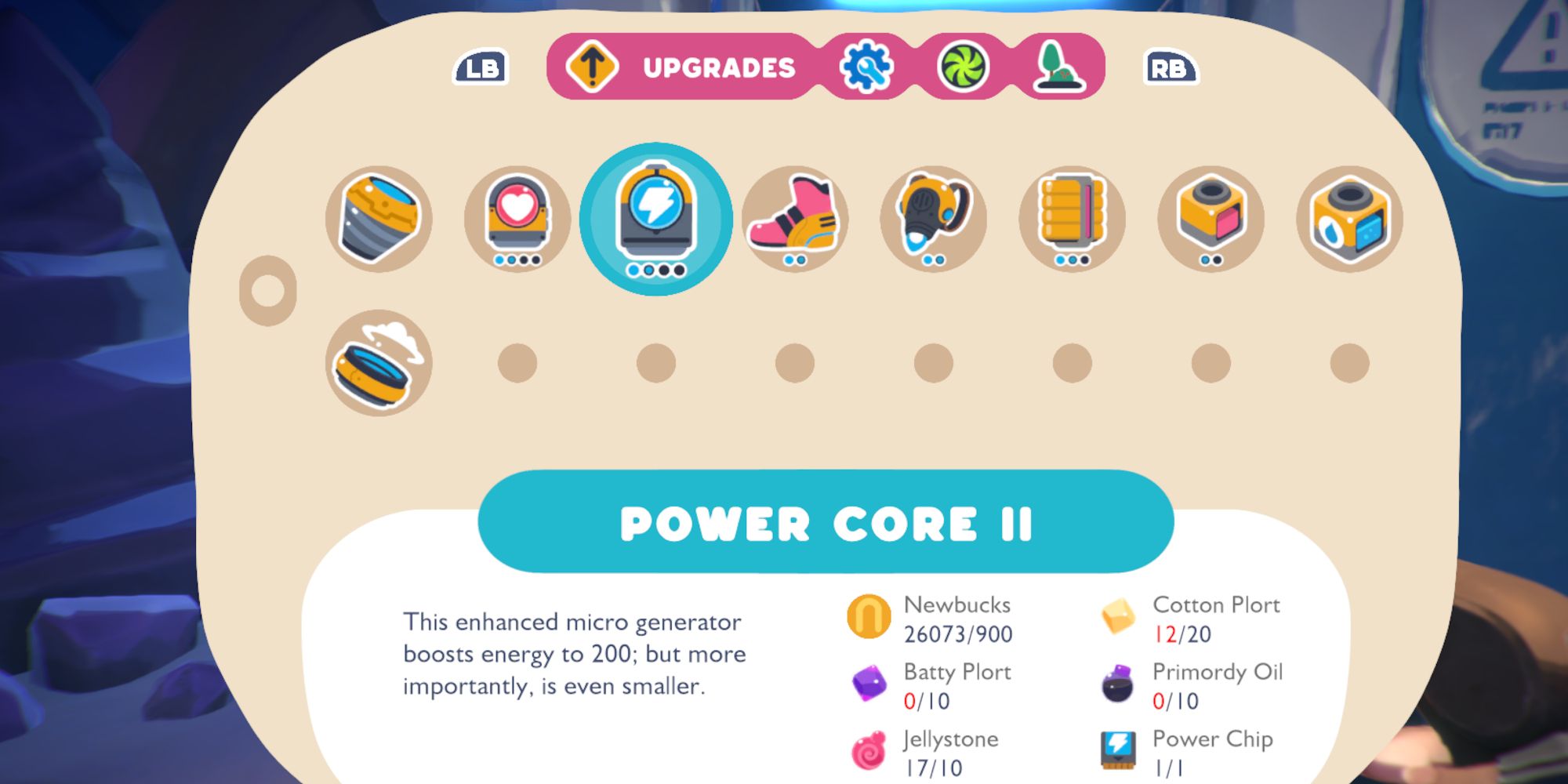 slime rancher 2 power core