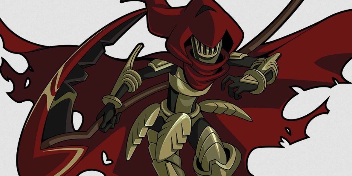 Key art of Specter Knight from Shovel Knight