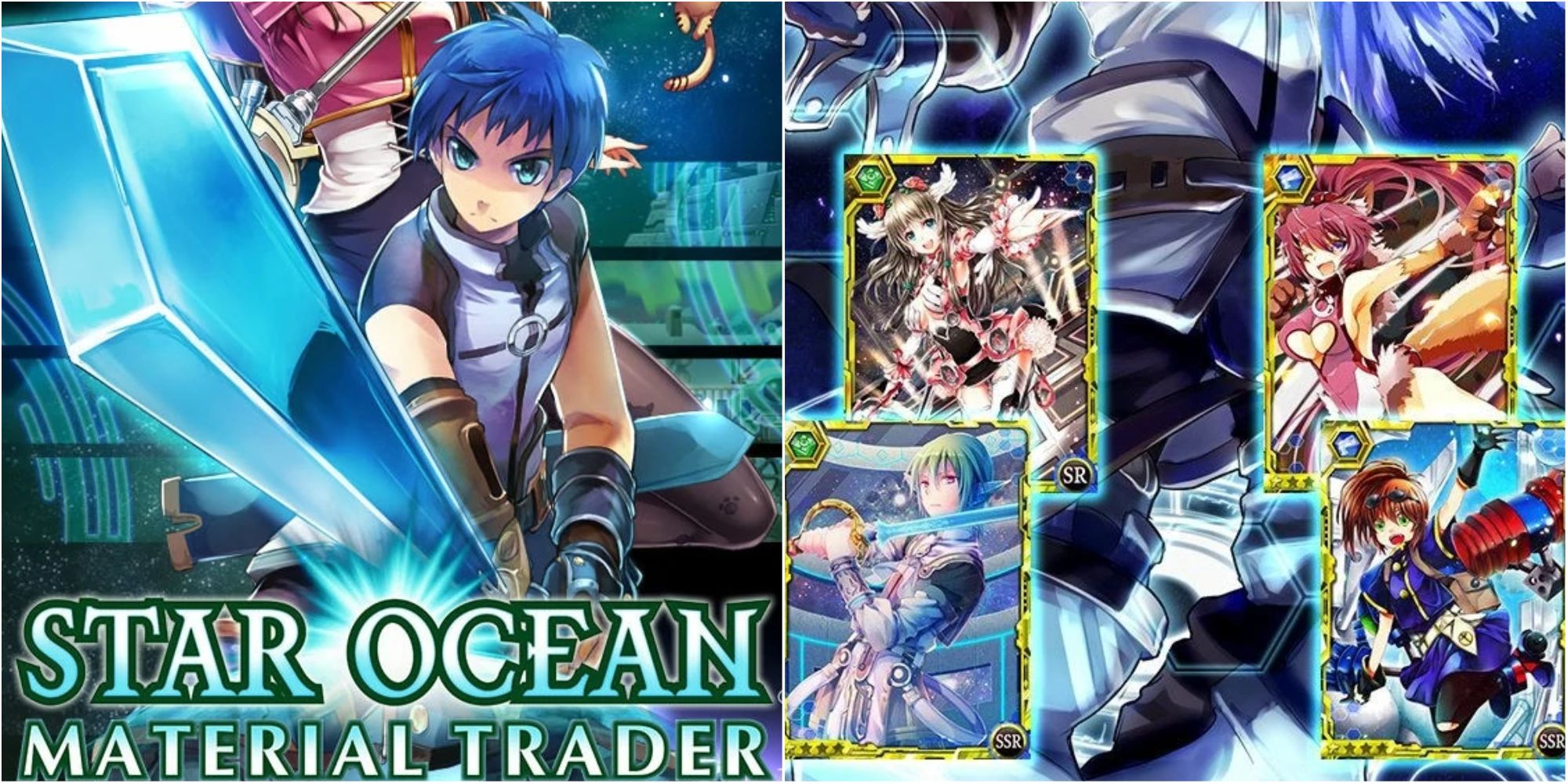 star ocean material trader cover & cards
