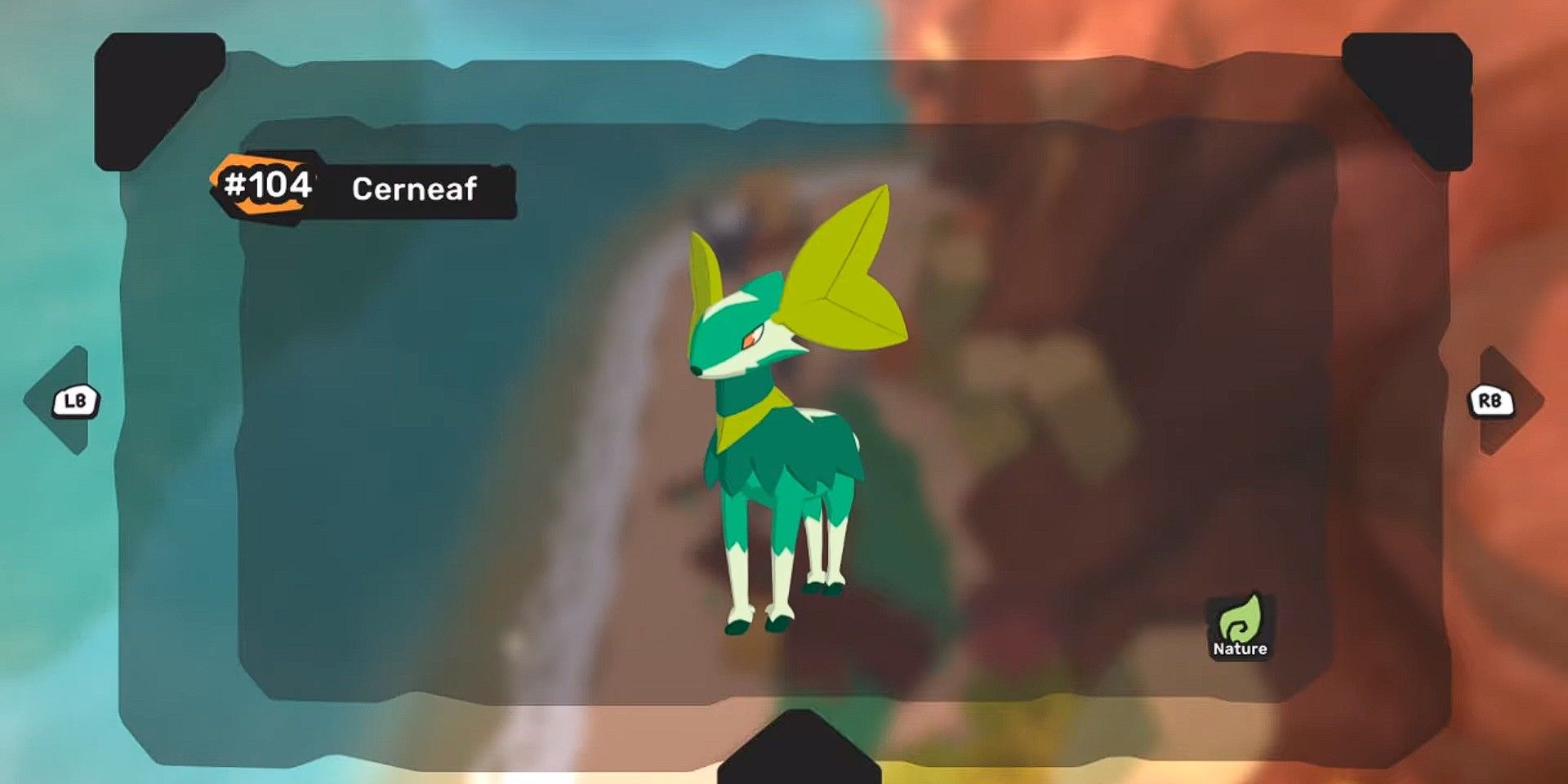 Temtem screenshot of Cerneaf