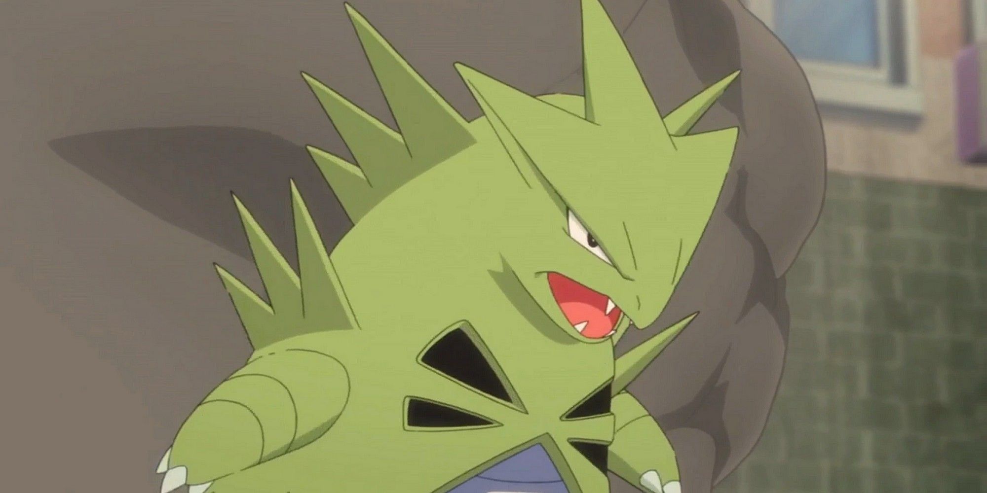 the pokemon tyranitar growling