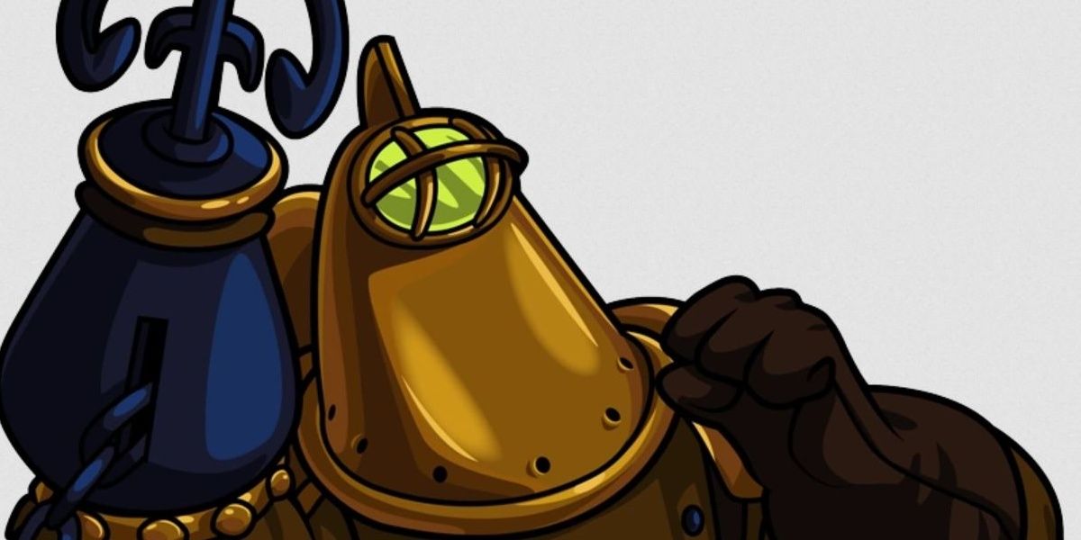 Key art of Treasure Knight from Shovel Knight
