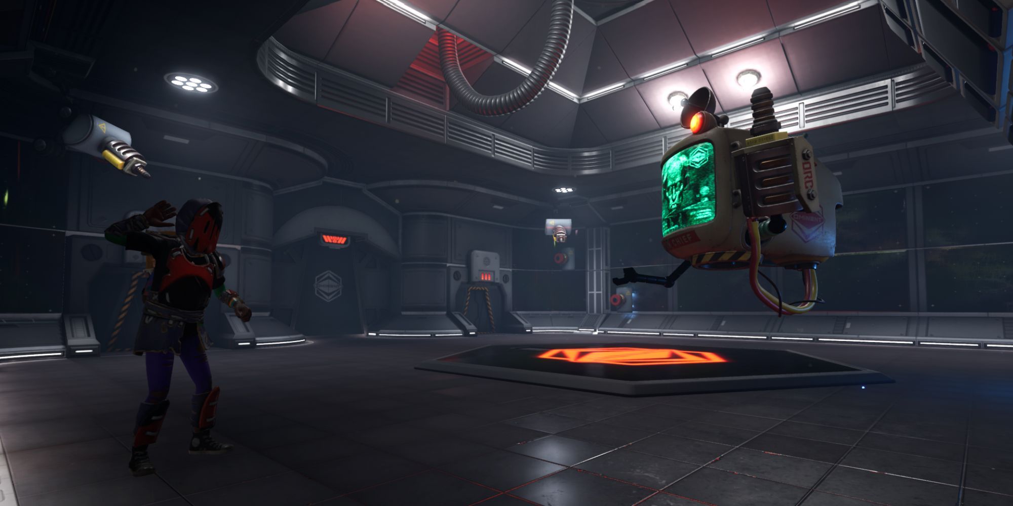 Willow faces Schmector's bot form in his secret Ominent lab