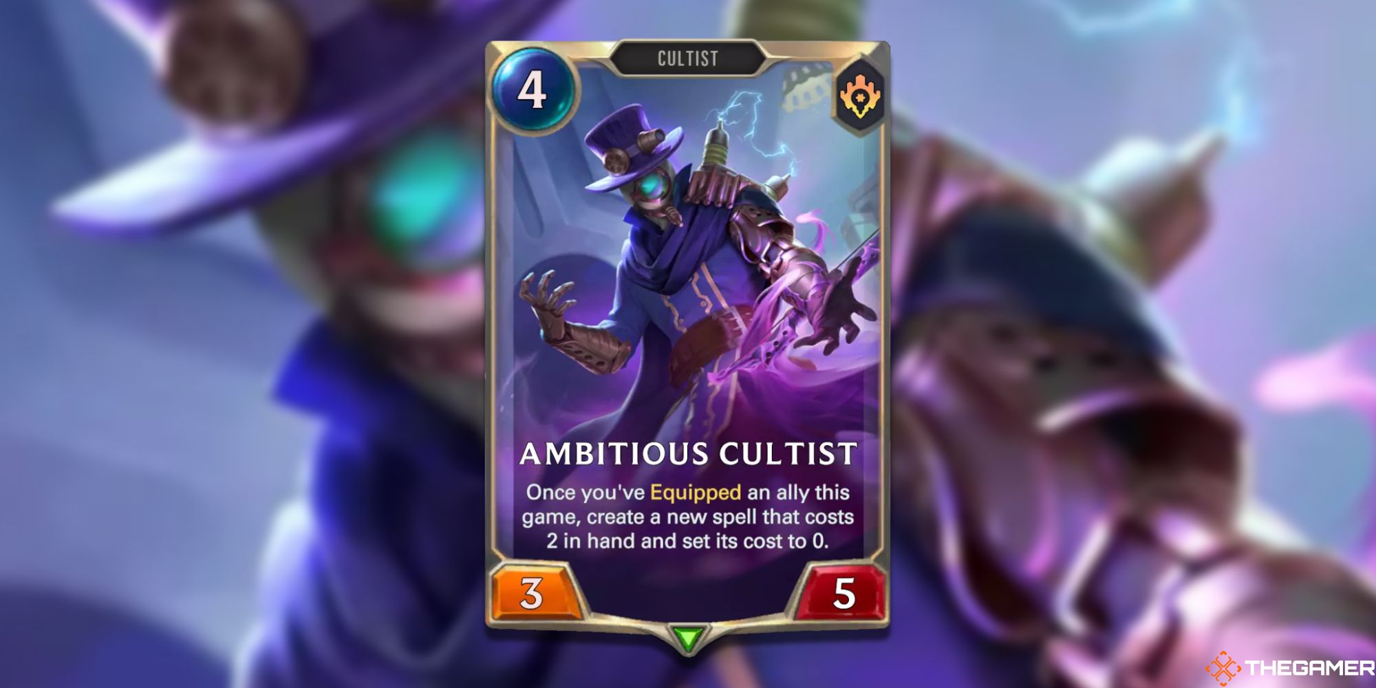 Legends of Runeterra Ambitious cultist card