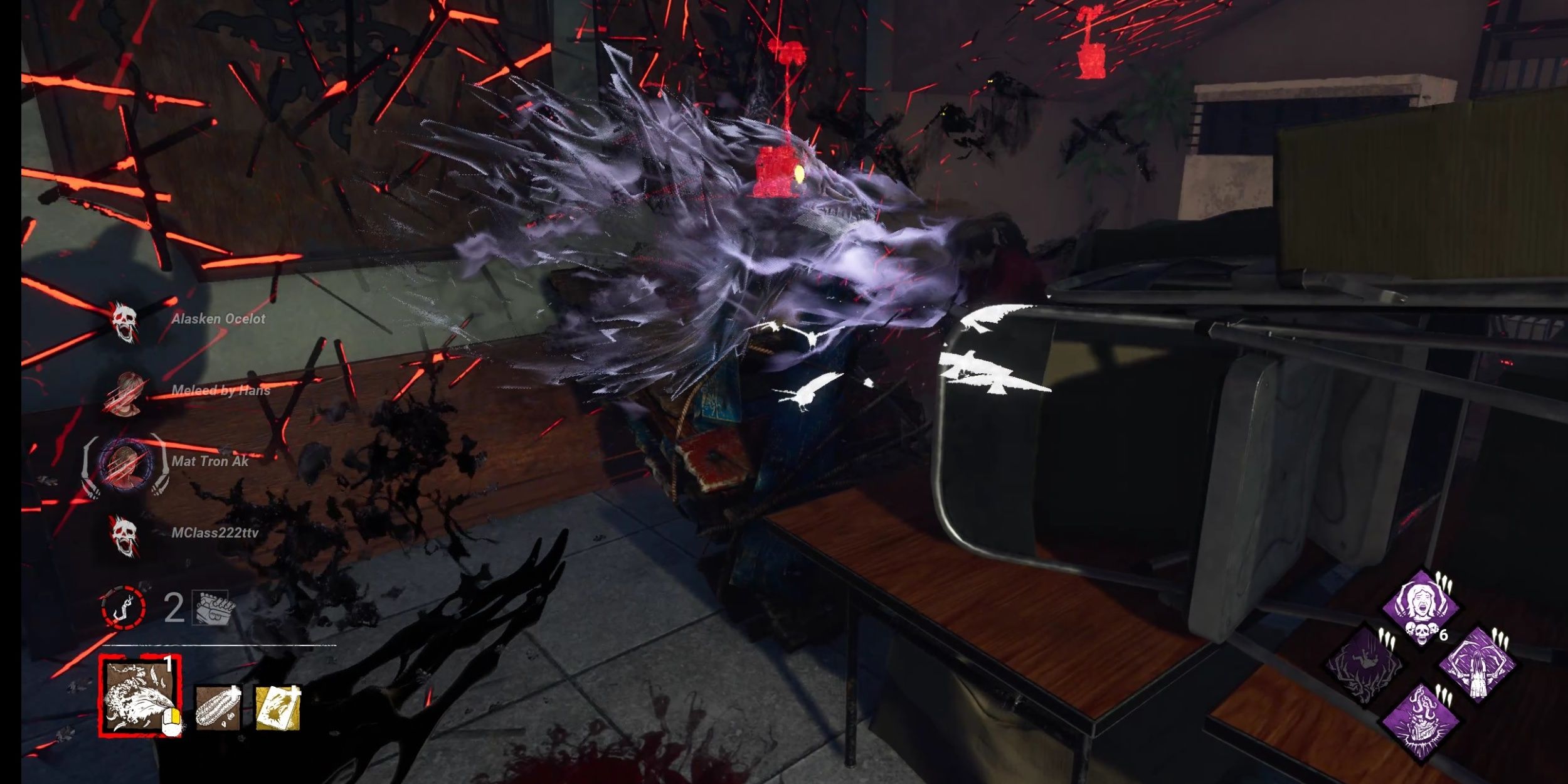 The Artist in a loop completely locked down by Dire Crows