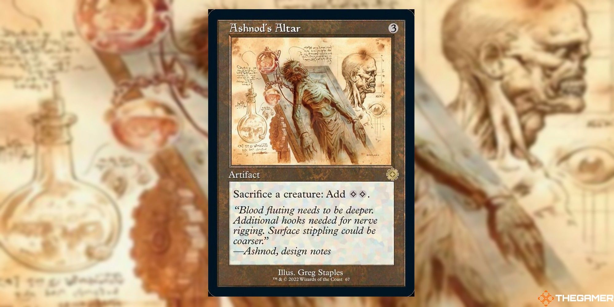 Ashnod's Altar full card and art background