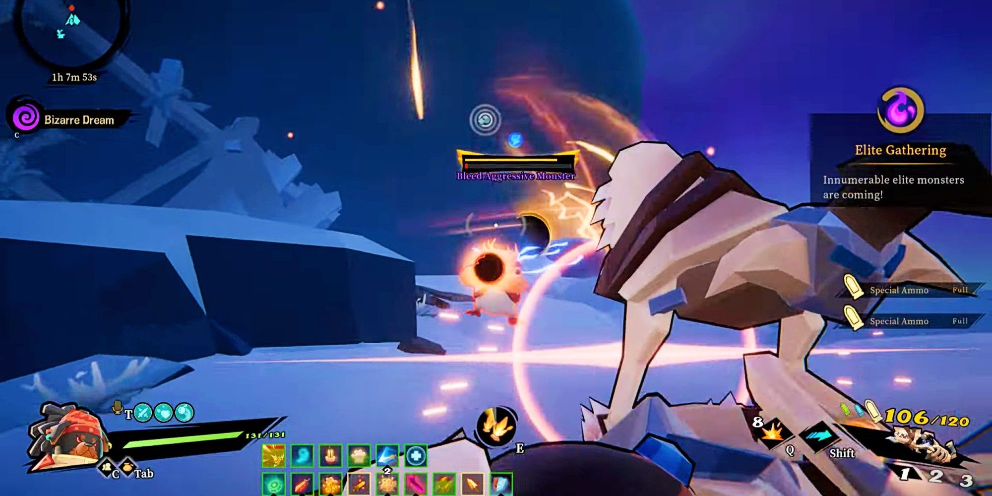 Bone Dragon Final Gunfire Reborn setting off black hole