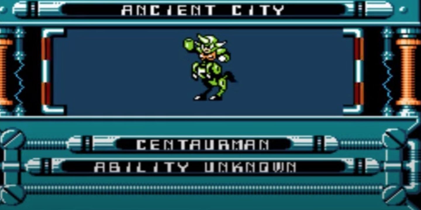 Intro screen for Centaur Man 