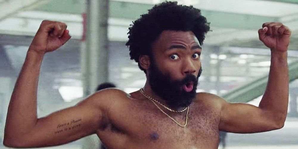 The musician, actor, comedian, writer, Donald Glover popularly known as Childish Gambino in his "This is America" video