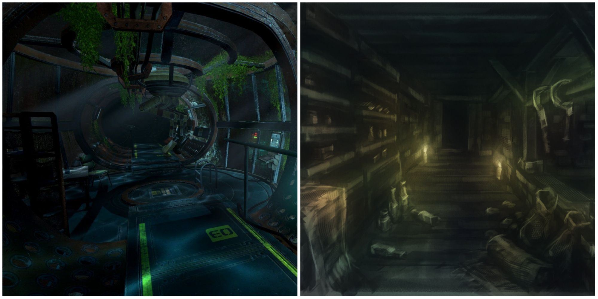 Amnesia Vs SOMA - Concept Art For Amnesia And SOMA