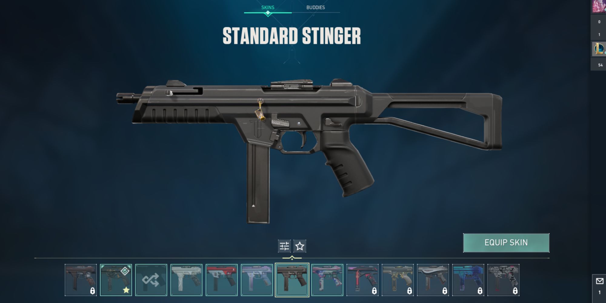 A base skin Stinger from Valorant