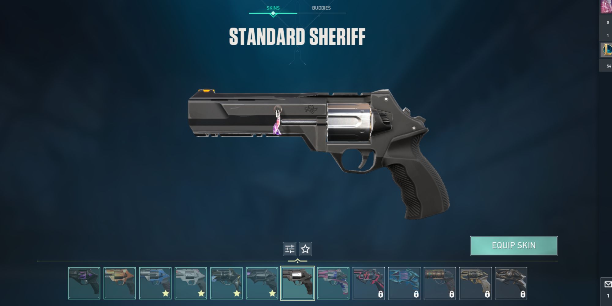 A base skin Sheriff from Valorant
