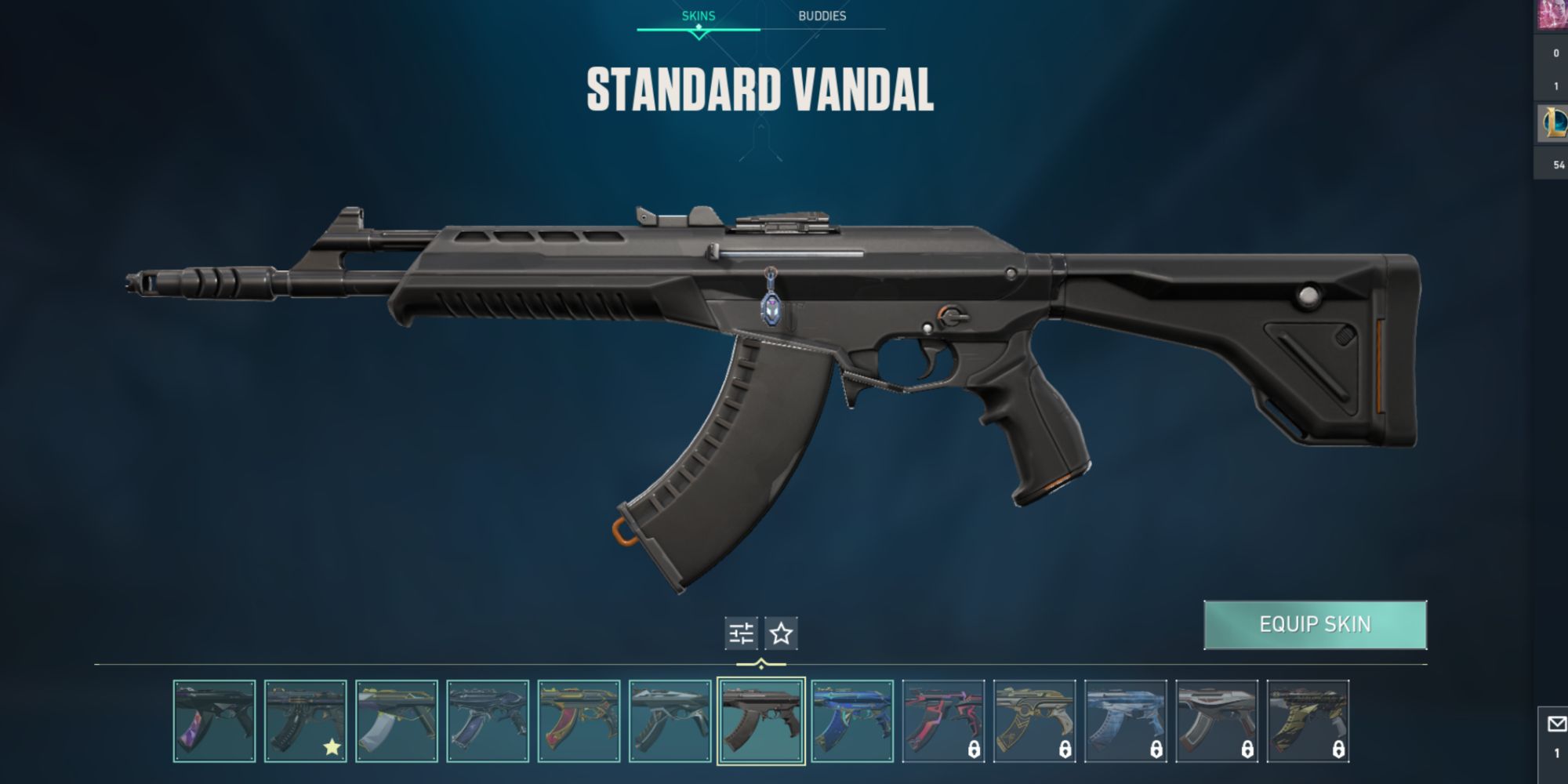 A base skin Vandal from Valorant