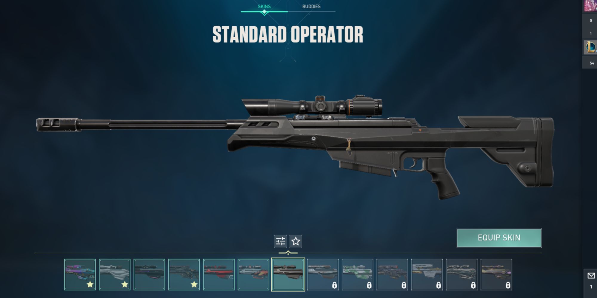 A base skin Operator from Valorant