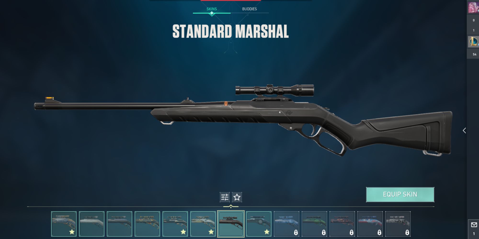 A base skin Marshall from Valorant