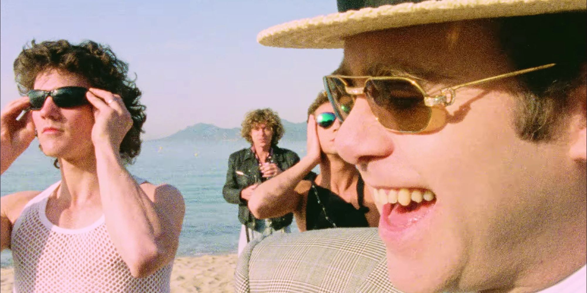 Elton John in his "I'm Still Standing" video