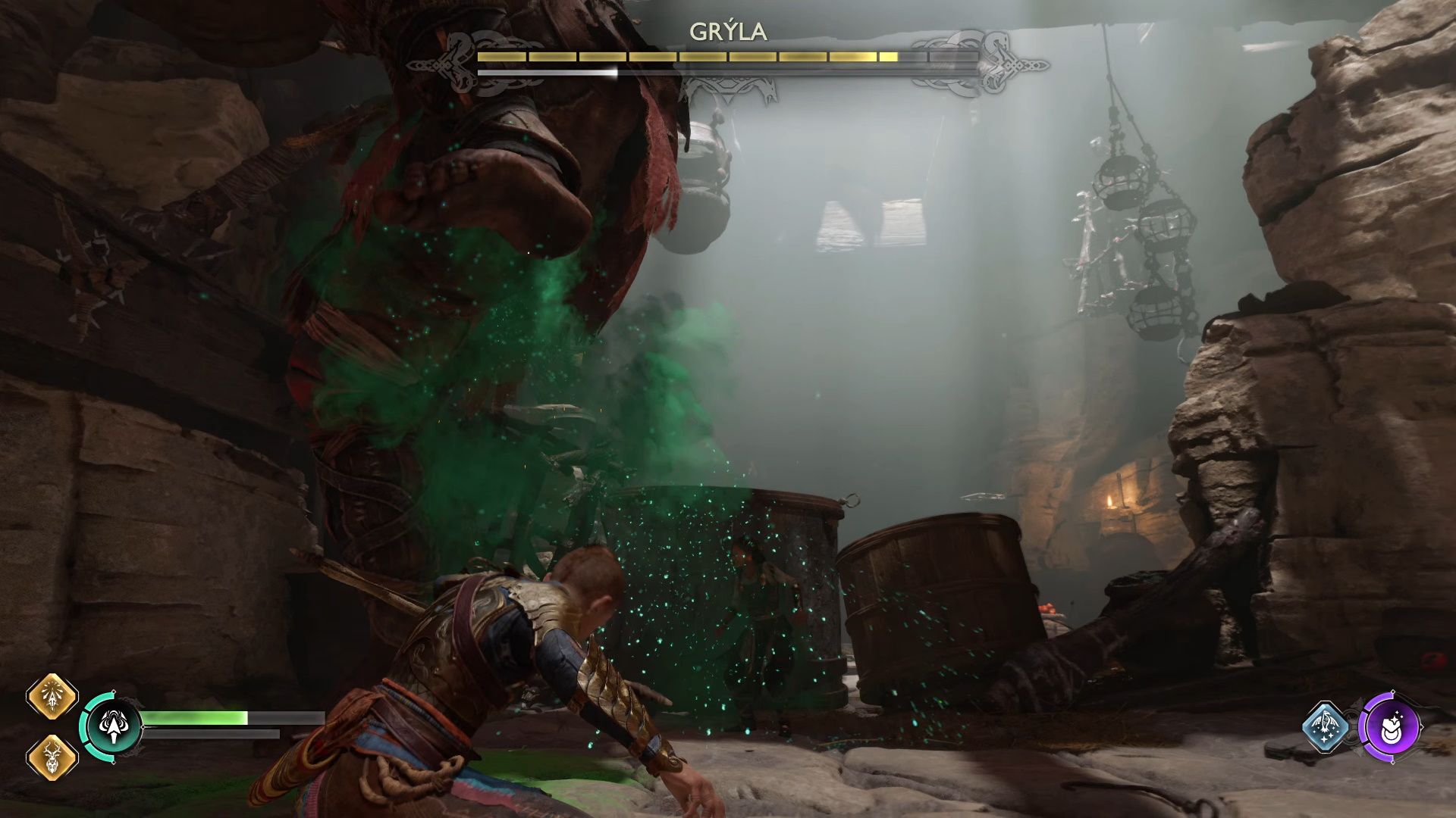 God Of War Ragnarok, The Lost Sanctuary, Gryla's Foot Stomp