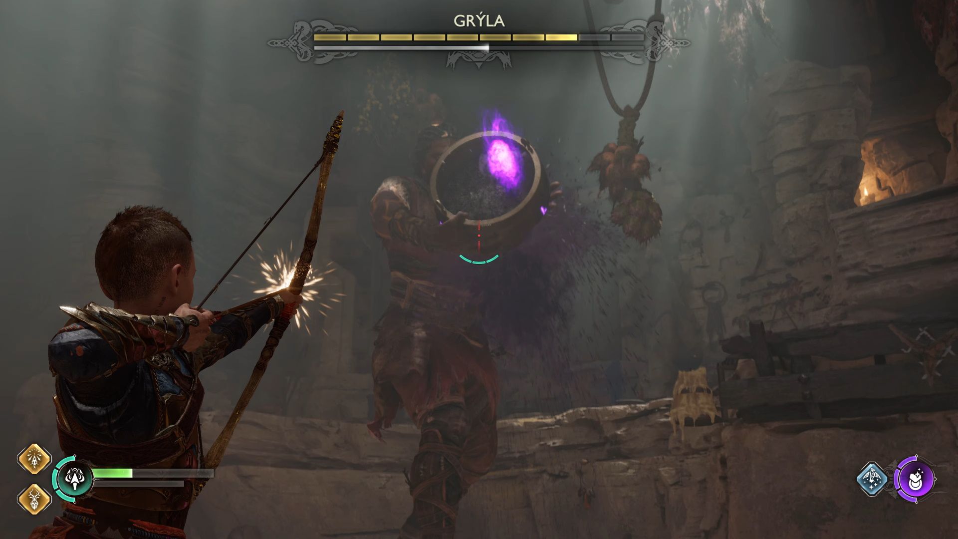 God Of War Ragnarok, The Lost Sanctuary, Gryla's Parryable Projectile Attack