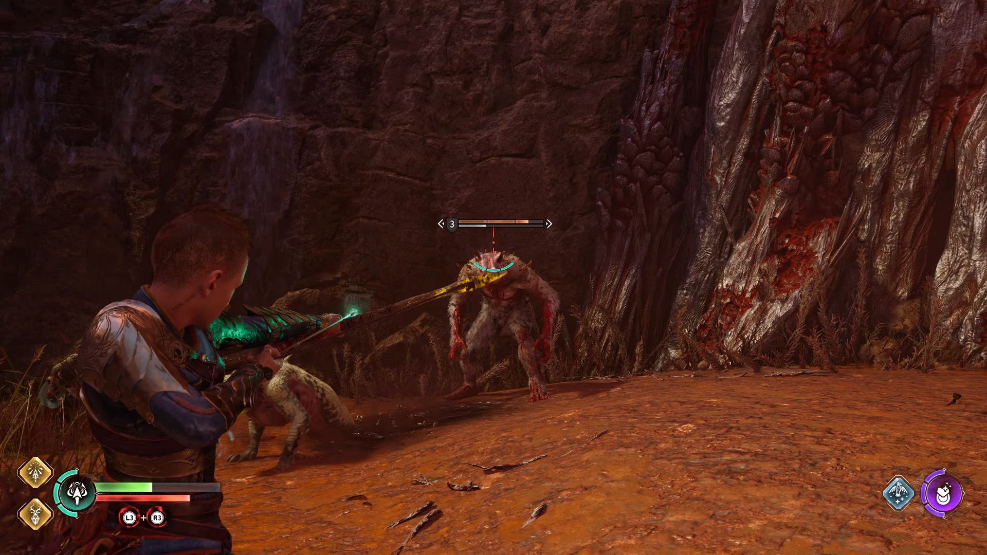 God Of War Ragnarok, The Lost Sanctuary, The Wulver After The Log