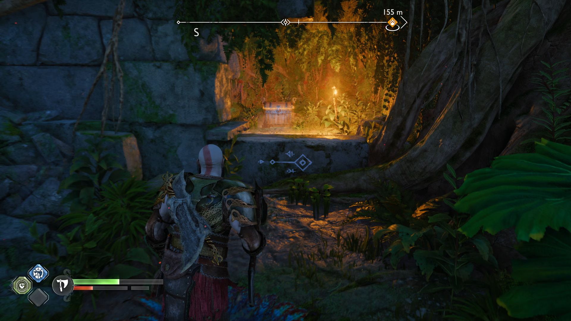 God Of War Ragnarok, Vanaheim, Cave With Treasure Chest