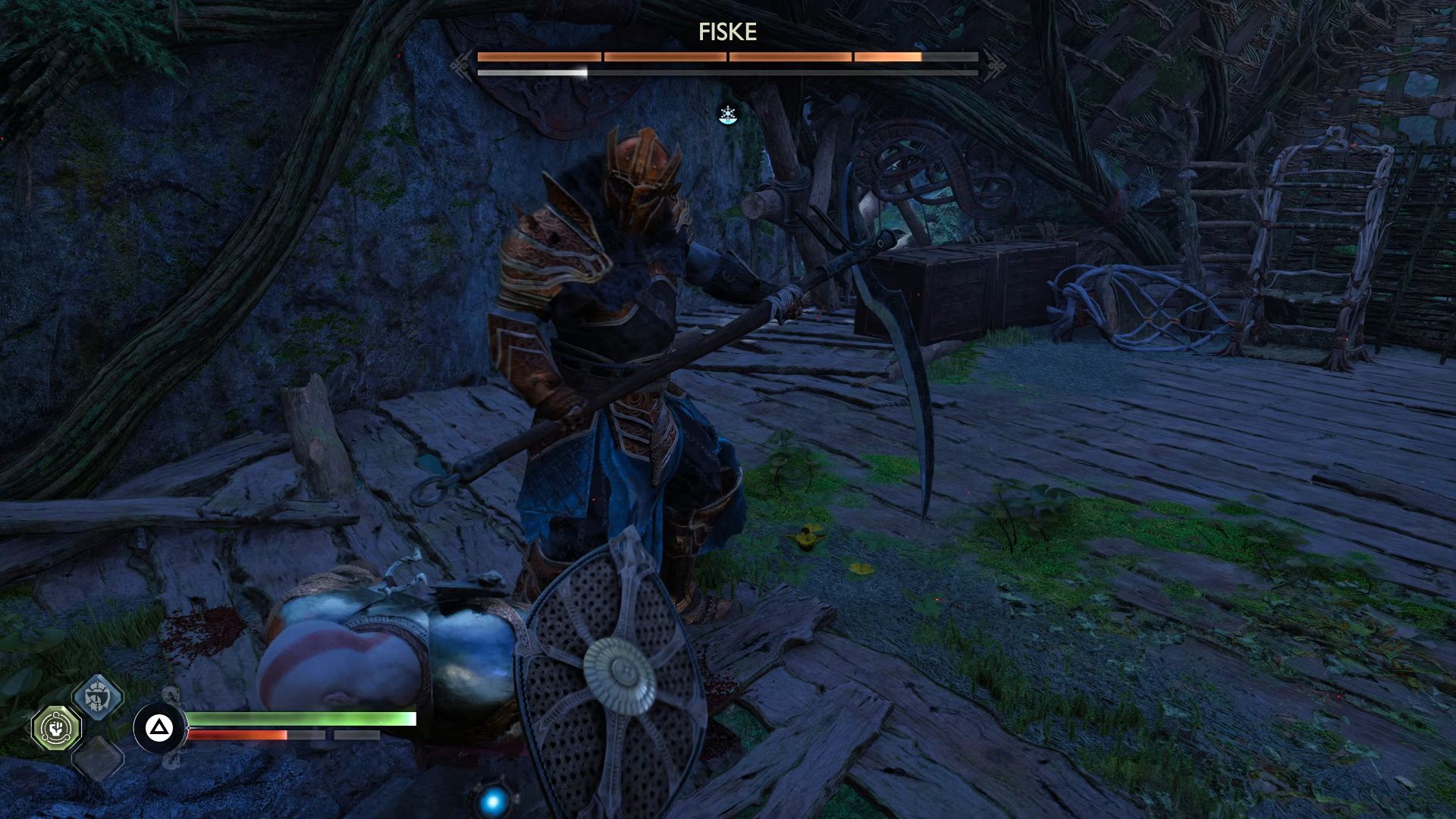 God Of War Ragnarok, Vanaheim, Fiske Standing Proud And Tall