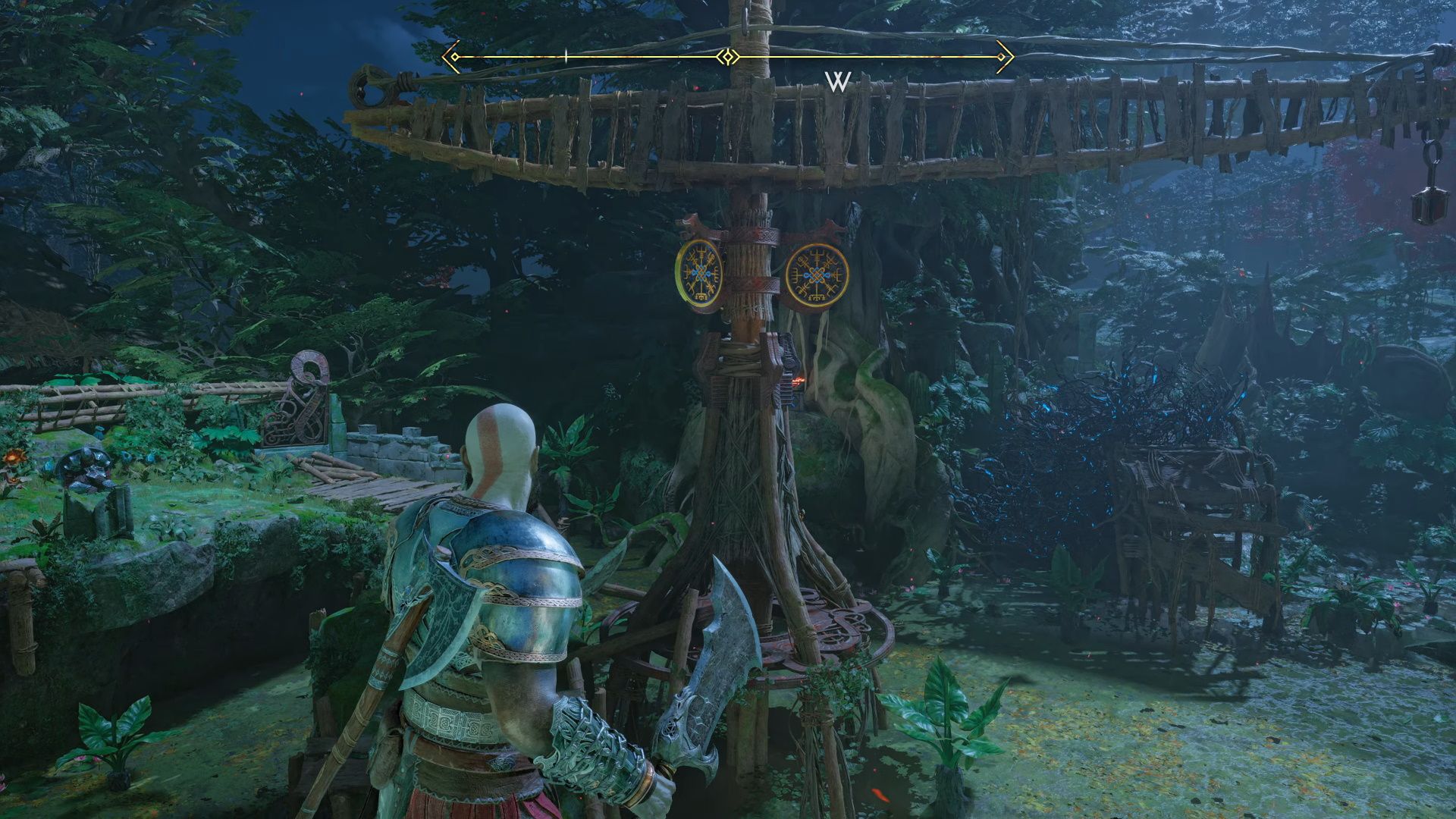 God Of War Ragnarok, Vanaheim, Looking At The Giant Crane